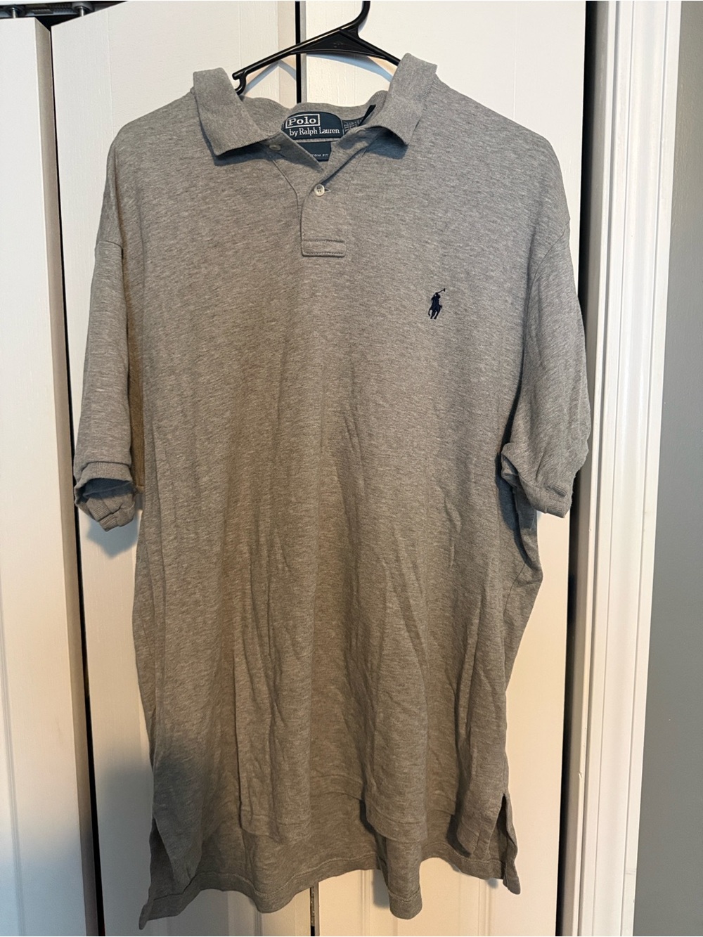 Polo by Ralph Lauren Heather Grey Short-Sleeve Polo